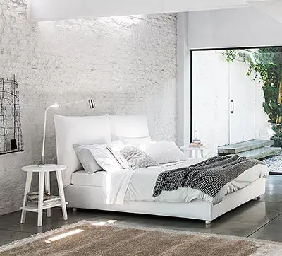 Schlafzimmer im Loft-Stil